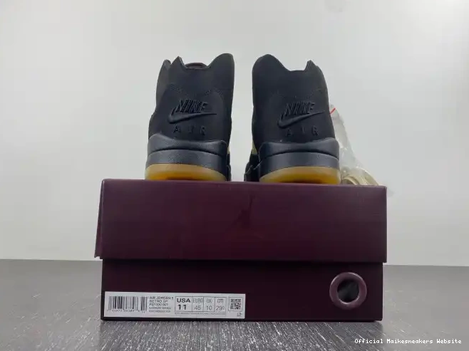Official Maikesneakers Jordan FD1330-001 Ma Black A Maniere x 5 Air 0606